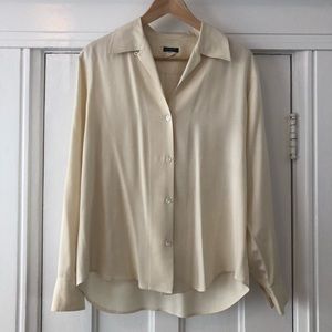 Vintage Ivory Silk Blouse